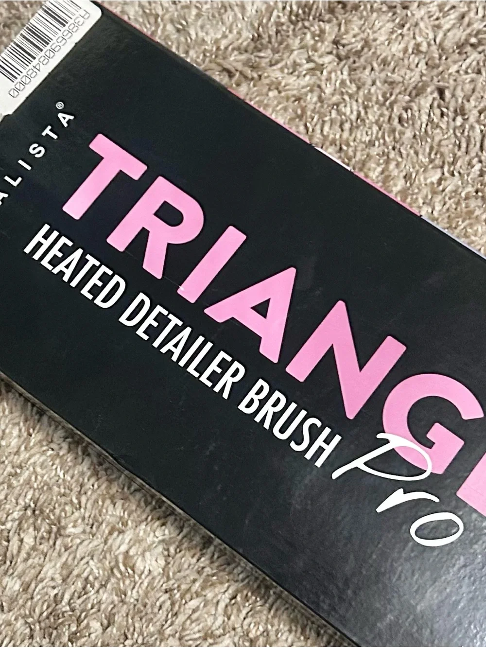 Calista TRIANGLE Heated Detailer Brush Pro - Pink floral